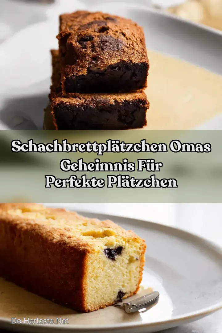 Schachbrettpl&auml;tzchen Omas Geheimnis f&uuml;r perfekte Pl&auml;tzchen