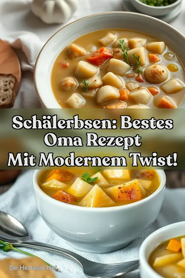 Sch&auml;lerbsen: Bestes Oma Rezept mit Modernem Twist!