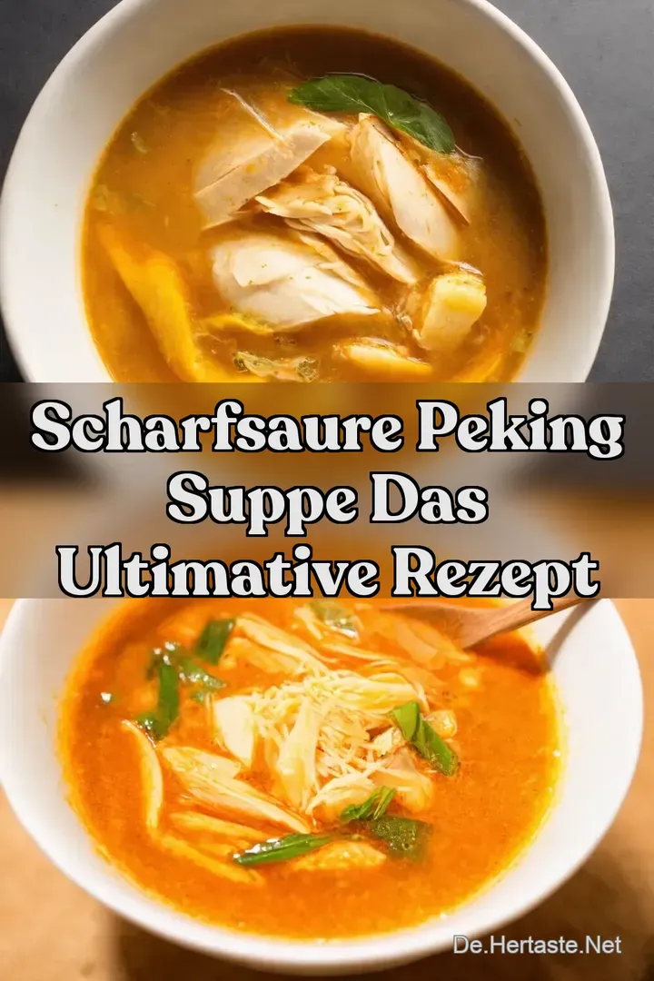 ScharfSaure Peking Suppe Das ultimative Rezept