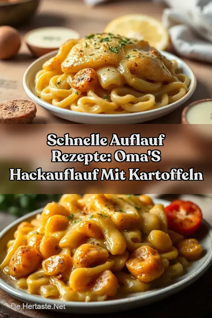 Schnelle Auflauf Rezepte: Oma s Hackauflauf mit Kartoffeln