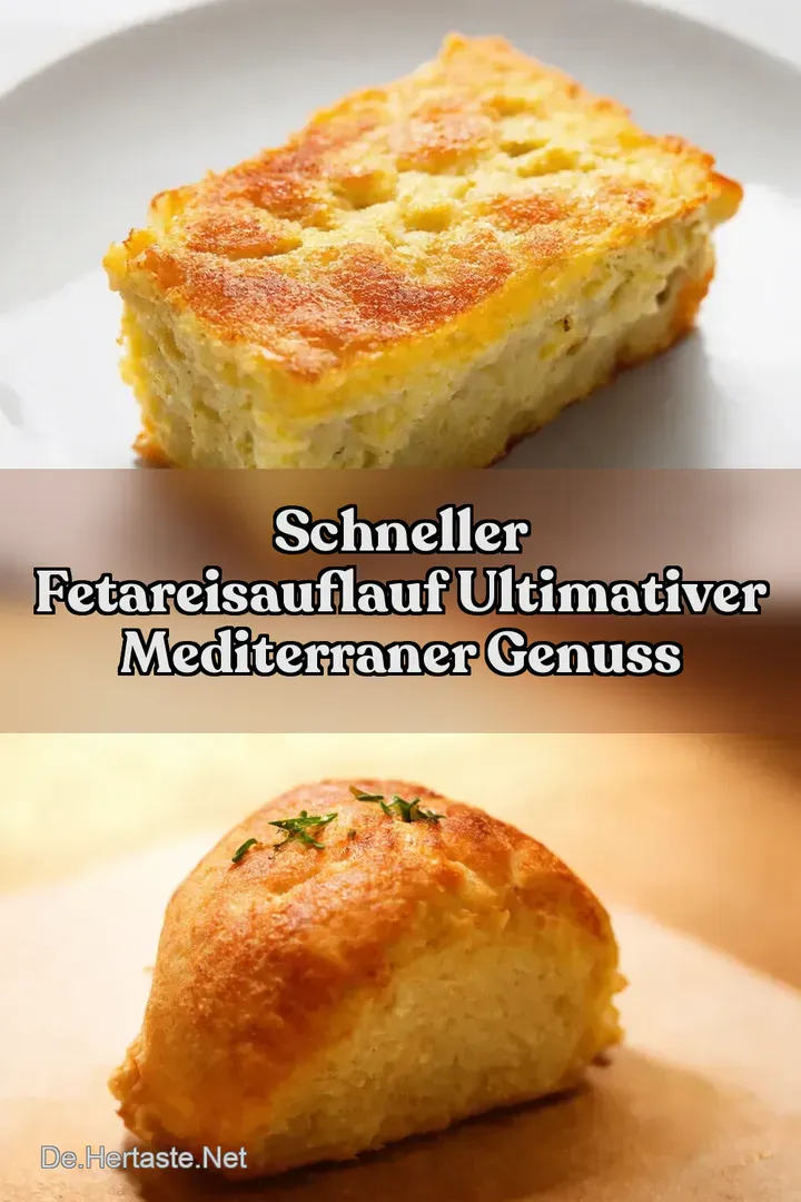 Schneller FetaReisAuflauf Ultimativer mediterraner Genuss