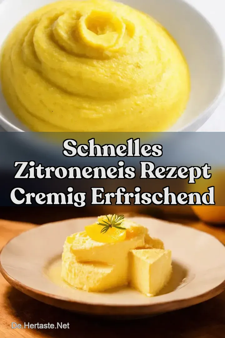 Schnelles Zitroneneis Rezept Cremig Erfrischend