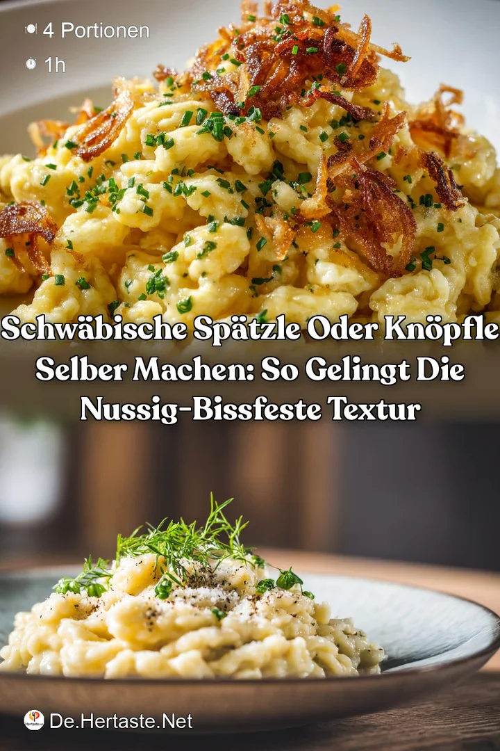 Schw&auml;bische Sp&auml;tzle oder Kn&ouml;pfle selber machen: So gelingt die nussig-bissfeste Textur