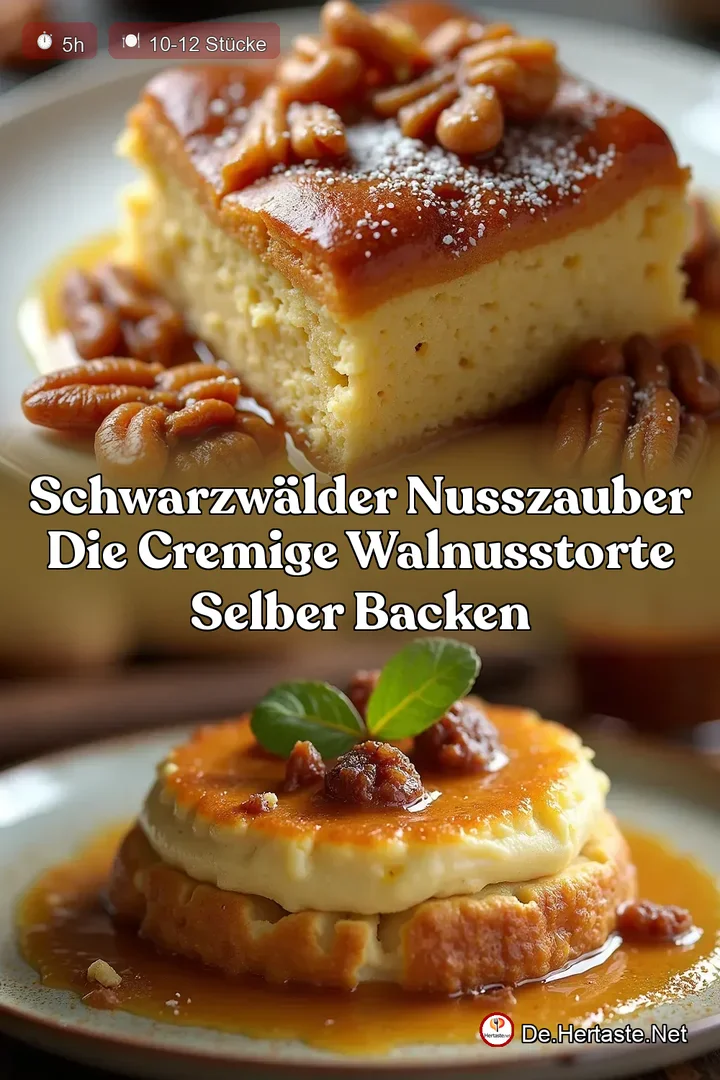 Schwarzw&auml;lder Nusszauber Die Cremige Walnusstorte selber backen