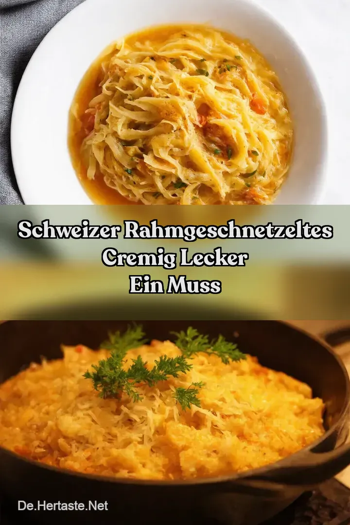 Schweizer Rahmgeschnetzeltes Cremig Lecker Ein Muss