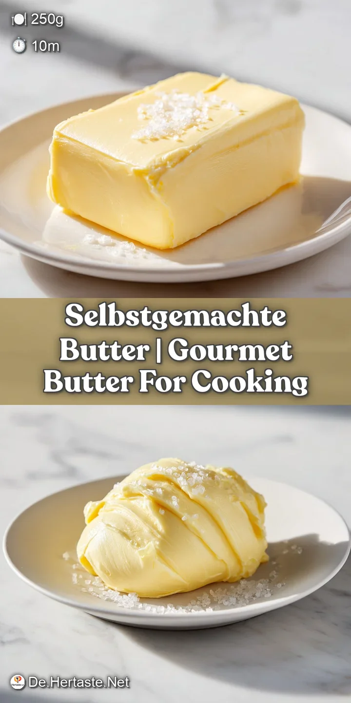 Nahaufnahme von weicher, goldgelber Butter mit einer cremigen Textur und sanften Wellen, die appetitlich gl&auml;nzen.