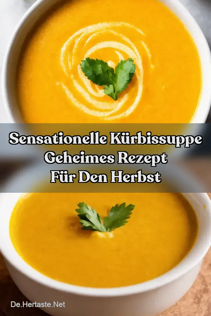 Sensationelle K&uuml;rbissuppe Geheimes Rezept f&uuml;r den Herbst