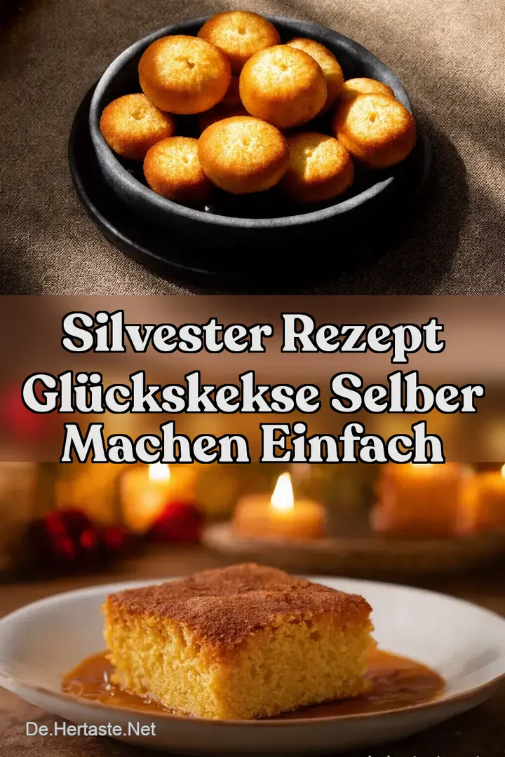 Silvester Rezept Gl&uuml;ckskekse selber machen Einfach