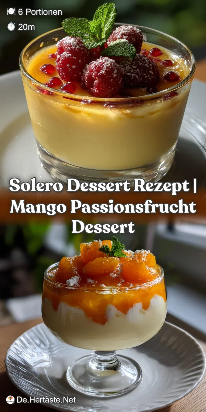 Close-up of a creamy yellow dessert with visible fruit pulp. The refreshing textures are appetizing. Sweet and tangy, perf...