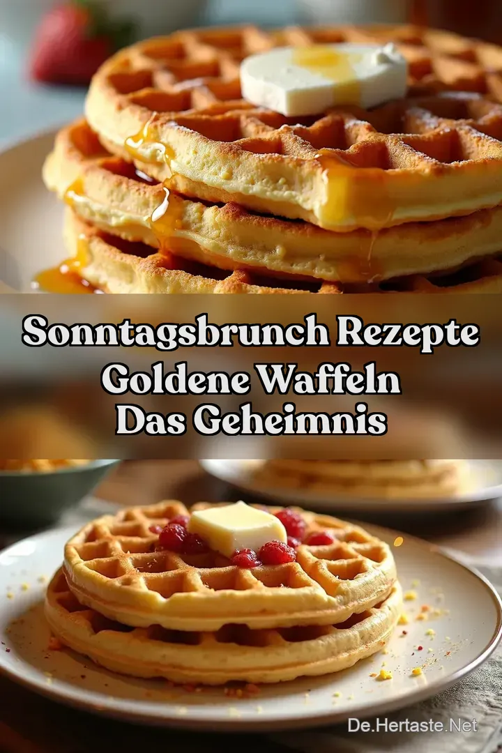 Sonntagsbrunch Rezepte Goldene Waffeln Das Geheimnis