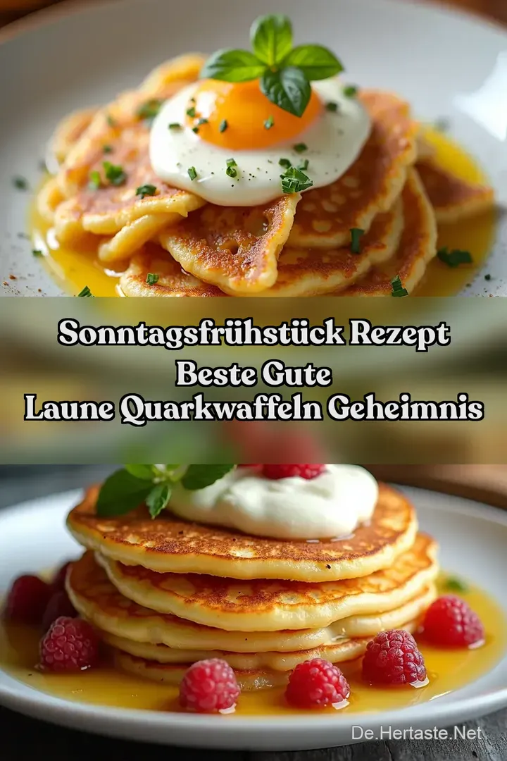 Sonntagsfr&uuml;hst&uuml;ck Rezept Beste Gute Laune Quarkwaffeln Geheimnis