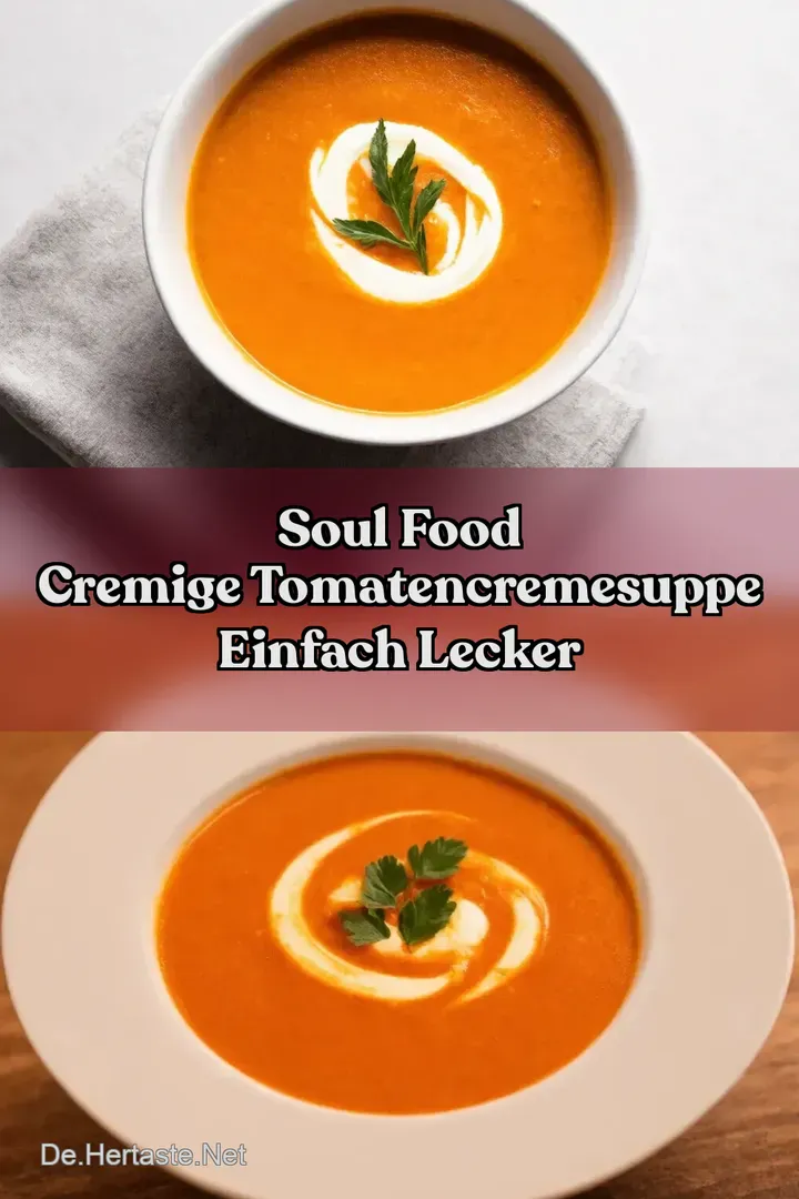 Soul Food Cremige Tomatencremesuppe Einfach Lecker