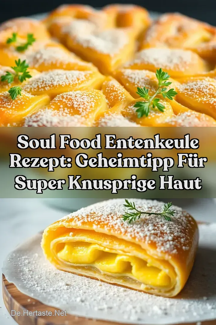 Soul Food Entenkeule Rezept: Geheimtipp f&uuml;r super knusprige Haut