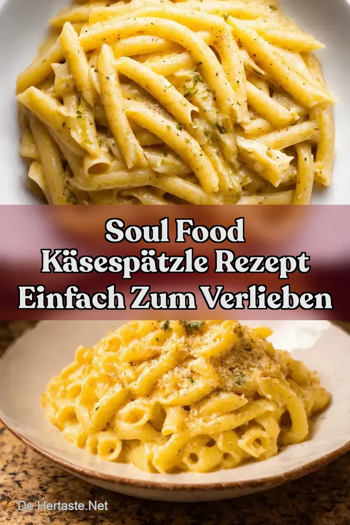 Soul Food K&auml;sesp&auml;tzle Rezept Einfach zum Verlieben