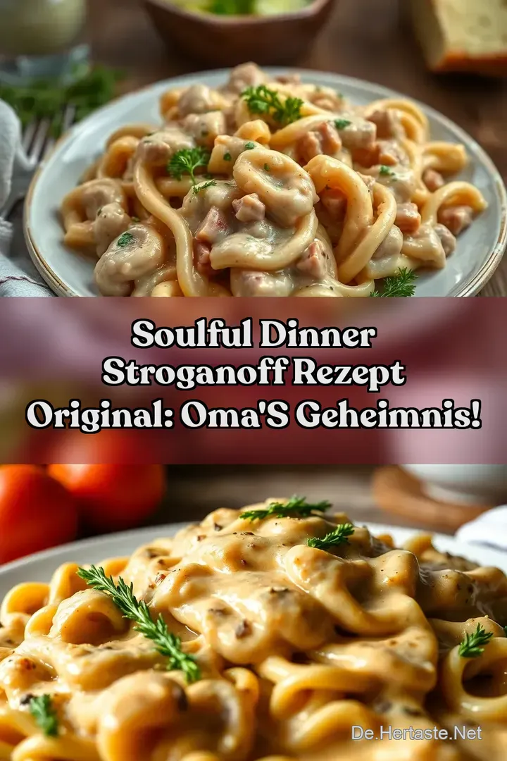 Soulful Dinner Stroganoff Rezept Original: Oma s Geheimnis!