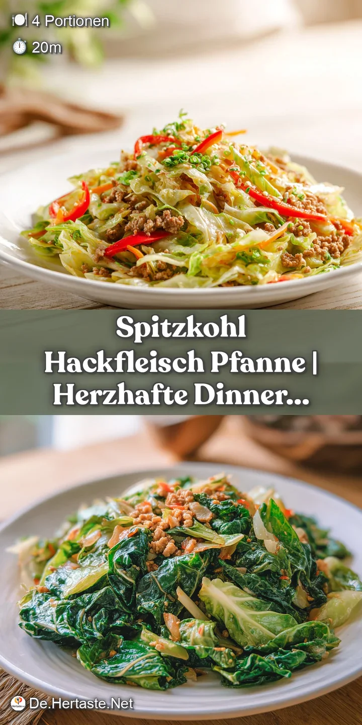 Close-up of tender, browned ground meat mingling with soft, golden shredded cabbage, steam rising.