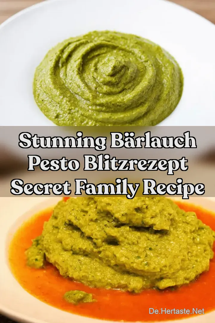 Stunning B&auml;rlauch Pesto Blitzrezept Secret Family Recipe