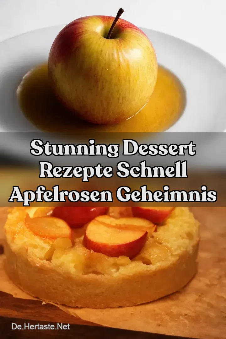 Stunning Dessert Rezepte schnell Apfelrosen Geheimnis