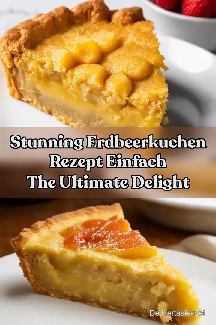 Stunning Erdbeerkuchen Rezept Einfach The Ultimate Delight