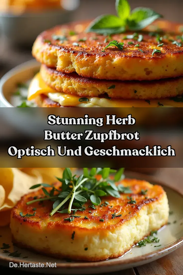 Stunning Herb Butter Zupfbrot Optisch und geschmacklich