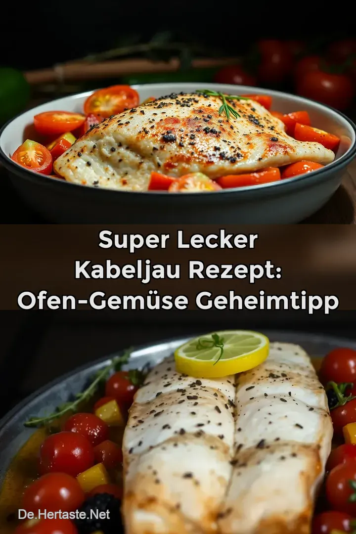 Super Lecker Kabeljau Rezept: Ofen-Gem&uuml;se Geheimtipp