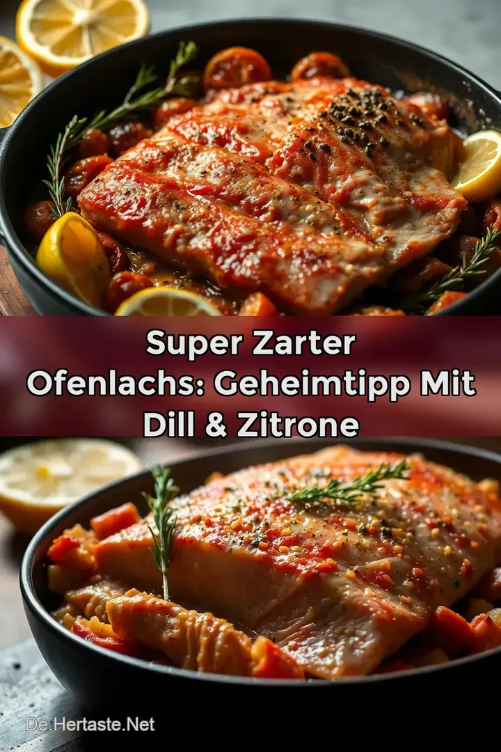 Super Zarter Ofenlachs: Geheimtipp mit Dill & Zitrone