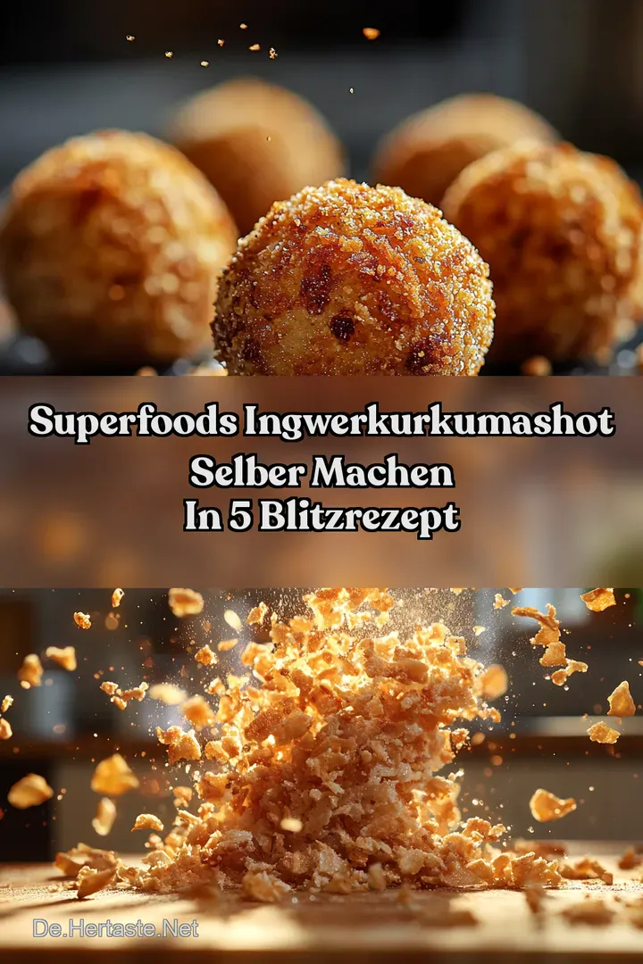 Superfoods IngwerKurkumaShot selber machen in 5 Blitzrezept