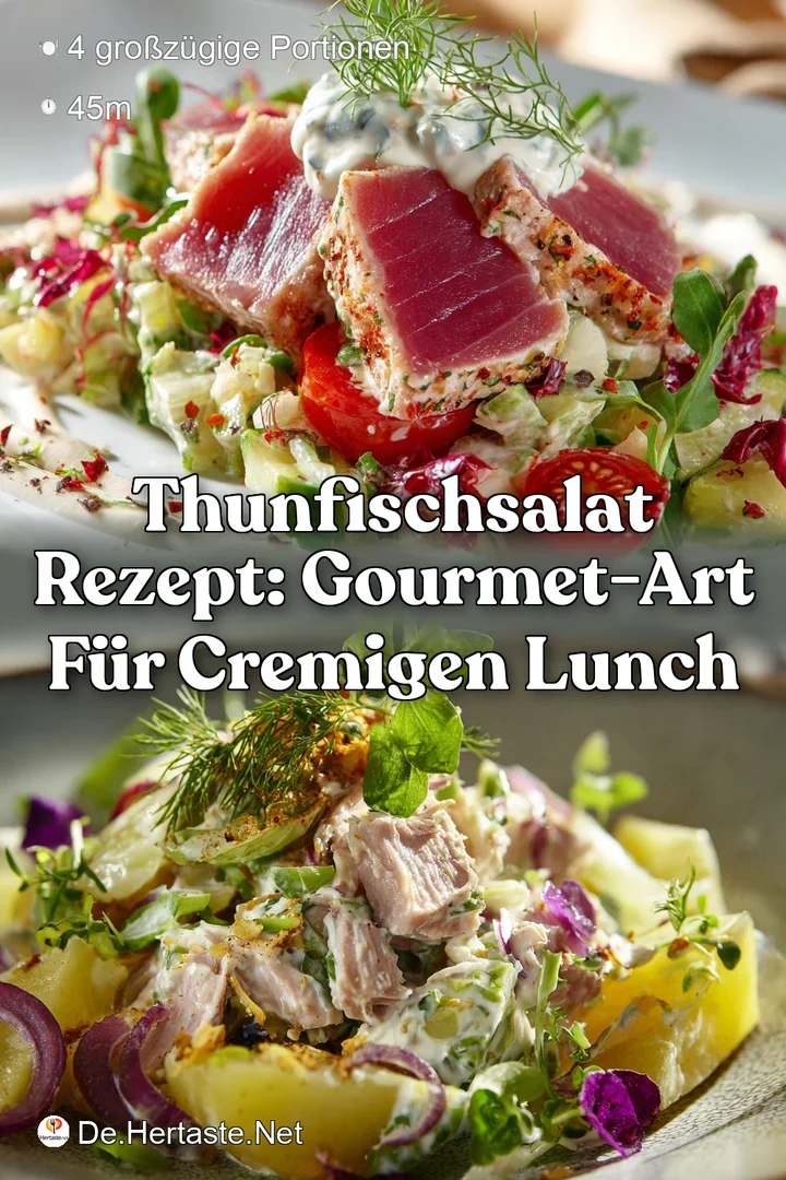 Thunfischsalat Rezept: Gourmet-Art f&uuml;r Cremigen Lunch
