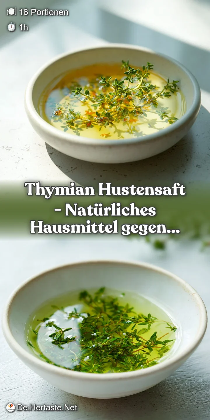 Close-up of vibrant green thyme leaves submerged in a translucent, amber-colored liquid.