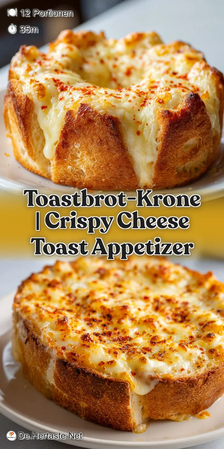 Nahaufnahme von knusprig braunem Toast mit einer luftigen, wei&szlig;en Creme und feinen gr&uuml;nen Kr&auml;uterst&uuml;cken im Detail.