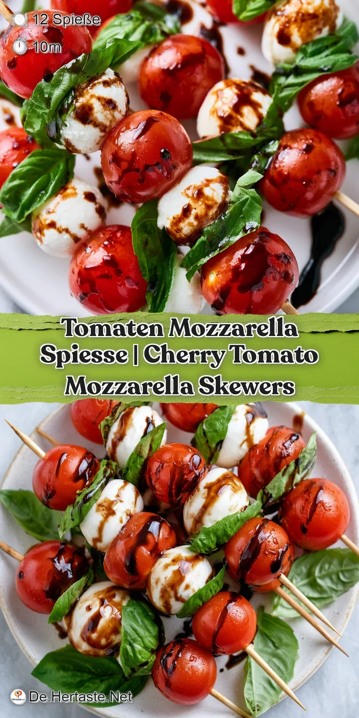 Nahaufnahme von saftigen roten Tomaten und cremigen Mozzarella-Perlen, fein betr&auml;ufelt mit goldenem Oliven&ouml;l.