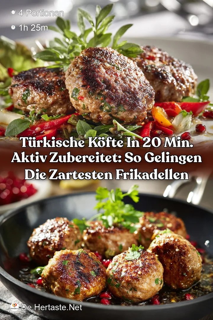 T&uuml;rkische K&ouml;fte In 20 Min. aktiv zubereitet: So gelingen die zartesten Frikadellen