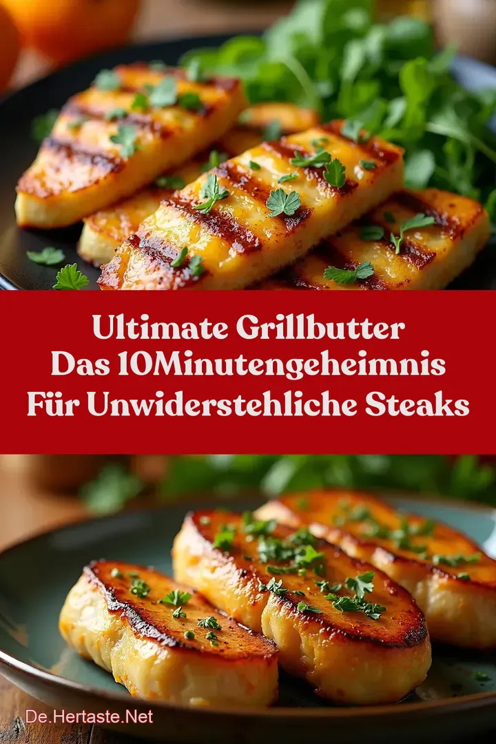 Ultimate Grillbutter Das 10MinutenGeheimnis f&uuml;r unwiderstehliche Steaks