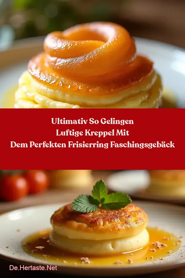 ULTIMATIV So gelingen Luftige Kreppel mit dem perfekten Frisierring Faschingsgeb&auml;ck