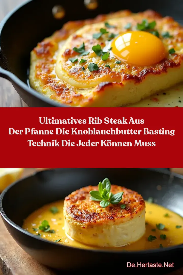 Ultimatives Rib Steak aus der Pfanne Die KnoblauchButter Basting Technik die jeder k&ouml;nnen muss