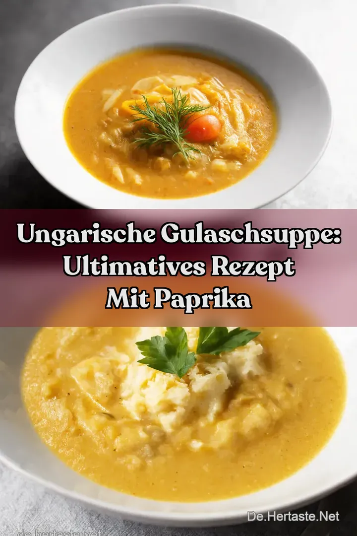 Ungarische Gulaschsuppe: Ultimatives Rezept mit Paprika