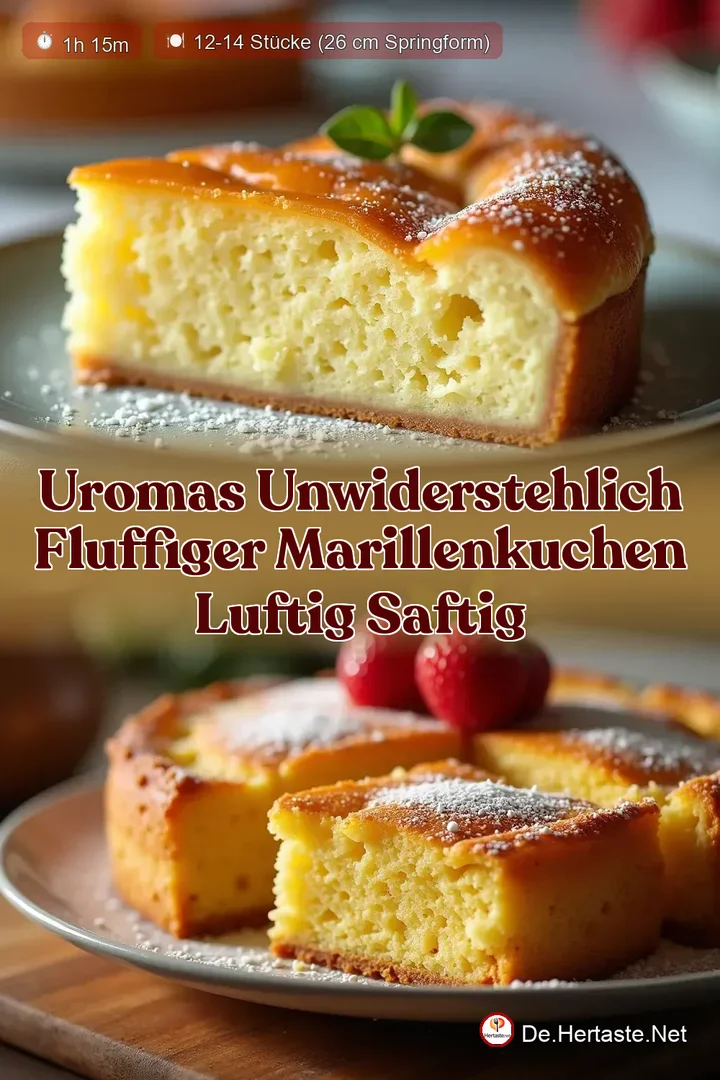 Uromas unwiderstehlich fluffiger Marillenkuchen Luftig saftig