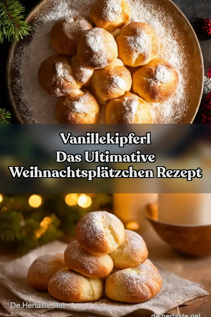 Vanillekipferl Das ultimative Weihnachtspl&auml;tzchen Rezept