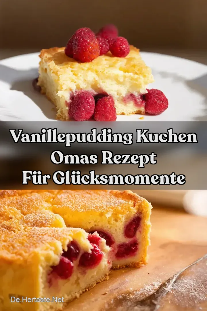 Vanillepudding Kuchen Omas Rezept f&uuml;r Gl&uuml;cksmomente