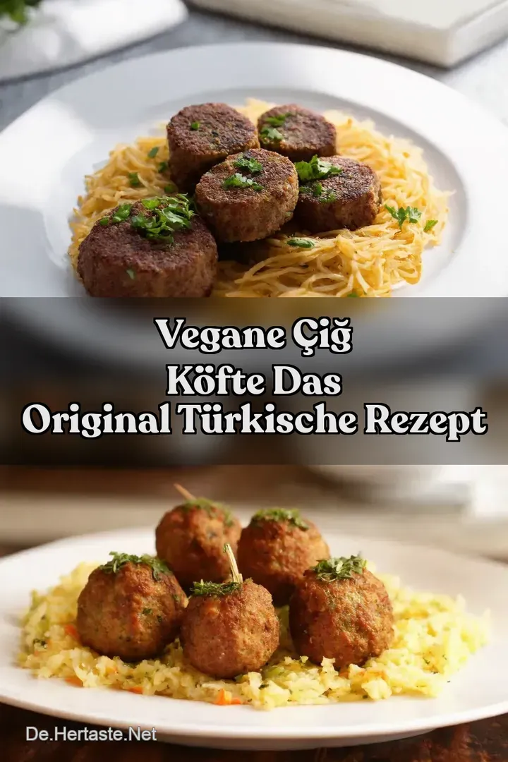 Vegane &Ccedil;iğ K&ouml;fte Das Original t&uuml;rkische Rezept
