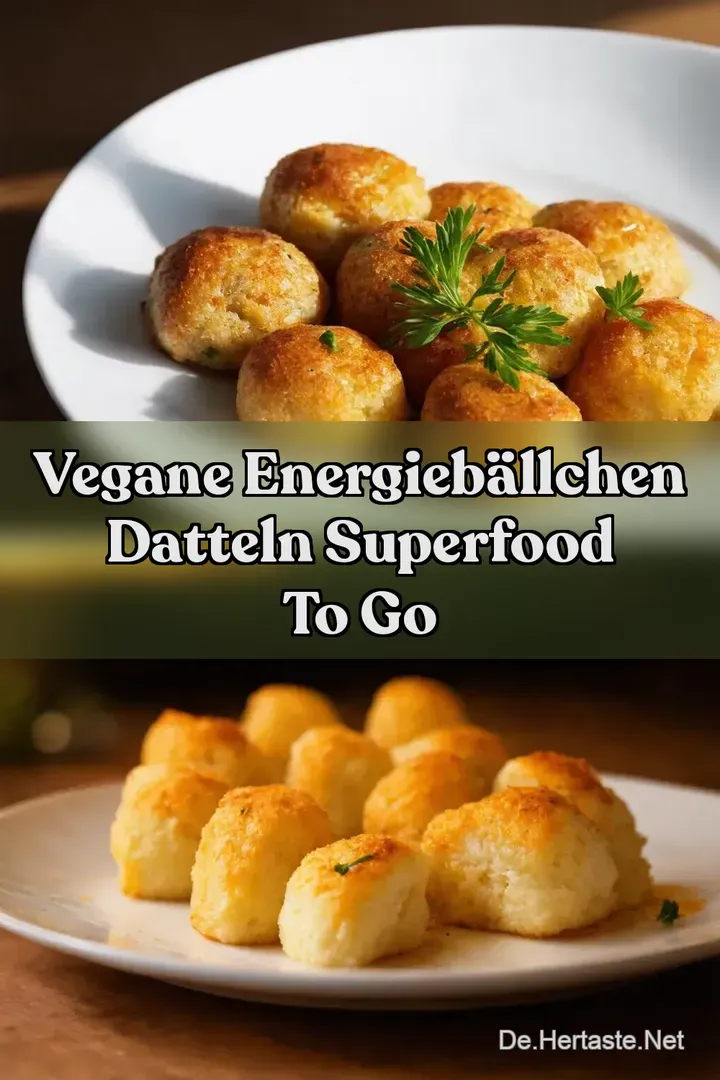 Vegane Energieb&auml;llchen Datteln Superfood To Go