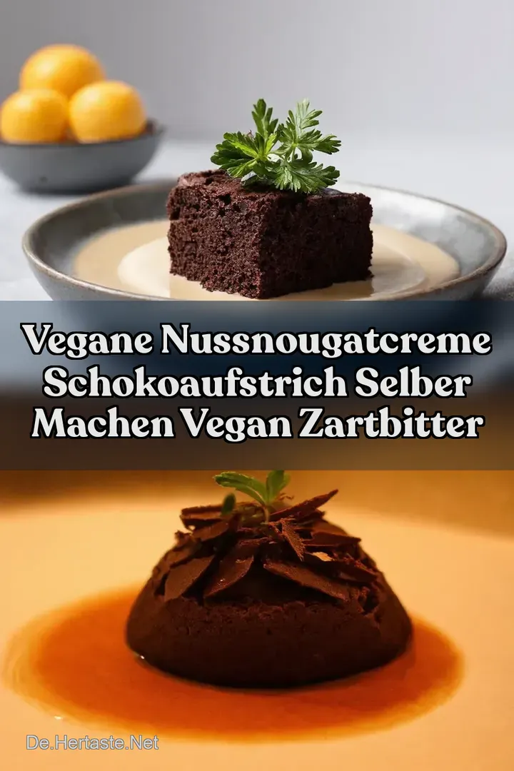 Vegane NussNougatCreme Schokoaufstrich Selber Machen Vegan Zartbitter