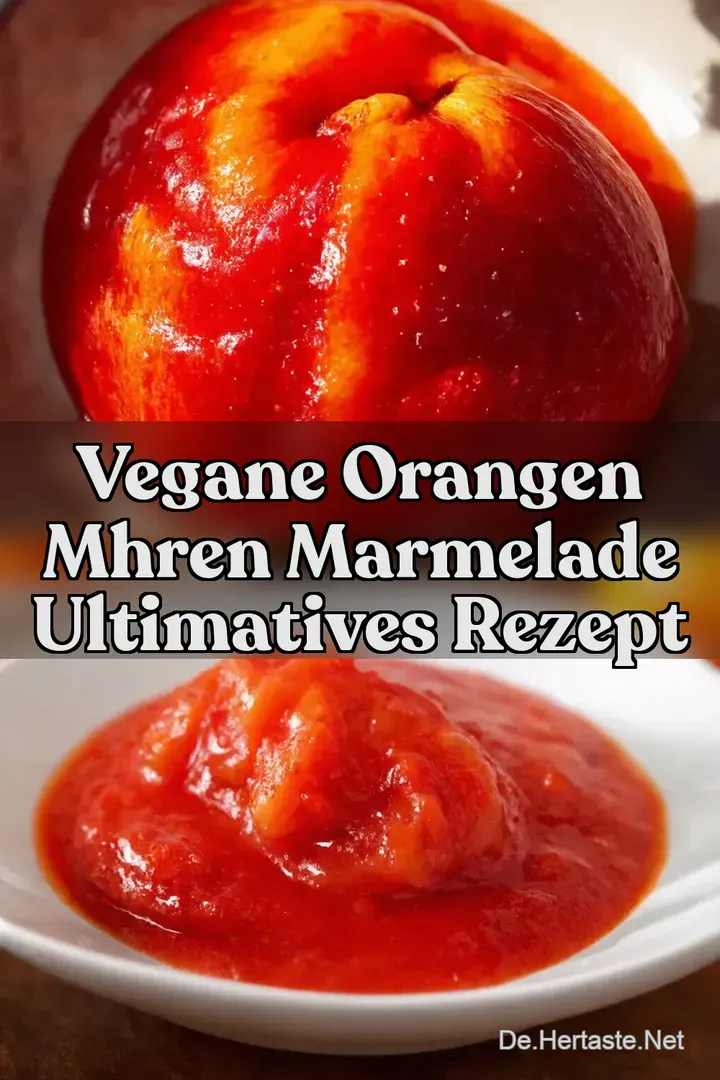 Vegane Orangen Mhren Marmelade Ultimatives Rezept