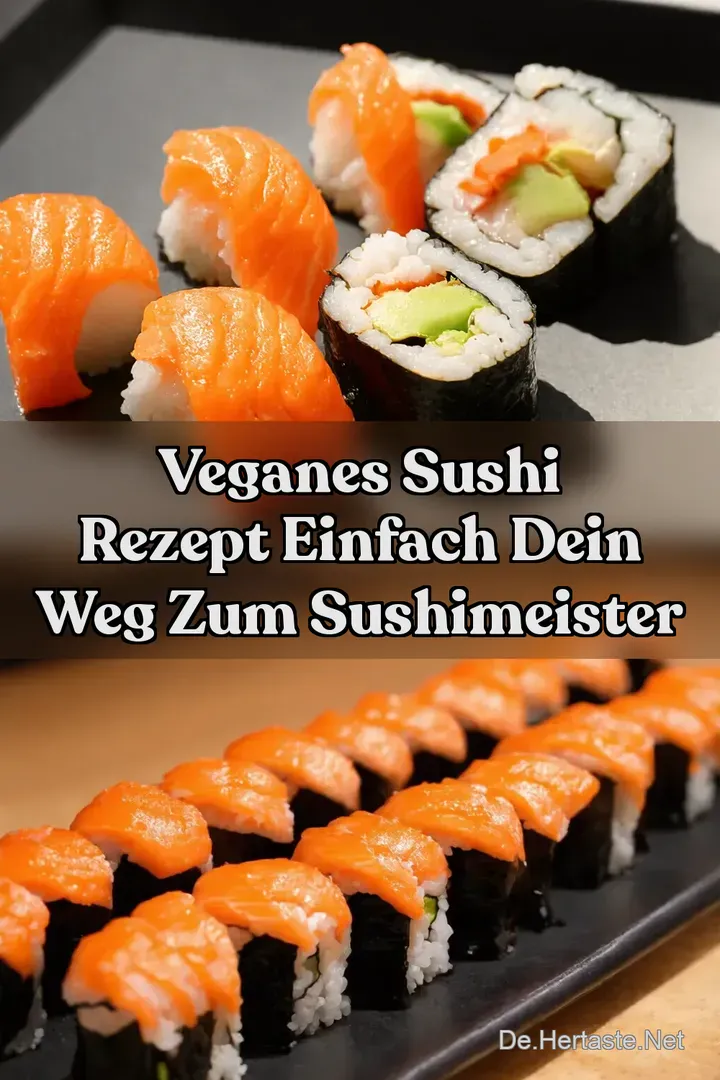 Veganes Sushi Rezept einfach Dein Weg zum SushiMeister
