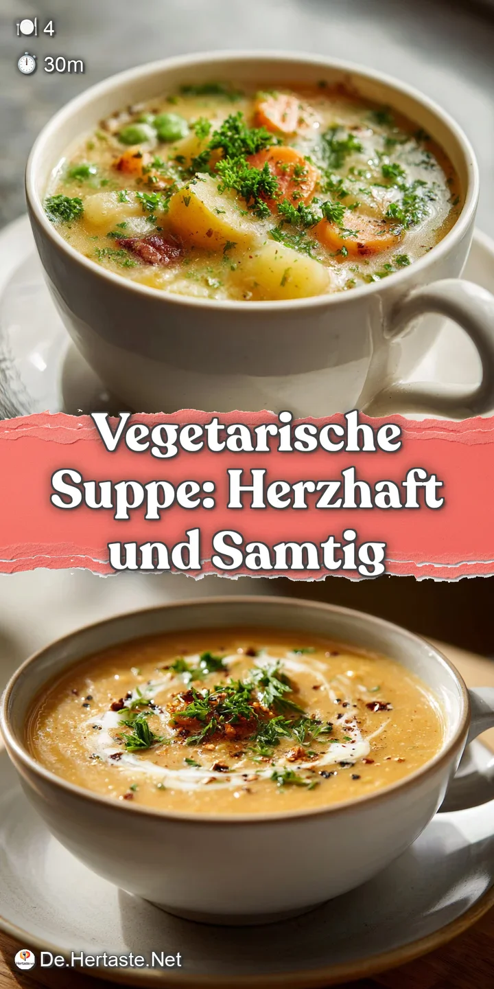 Close-up of fresh veggie soup, the light broth glistening with vibrant greens, oranges, and yellows, evoking warmth and he...