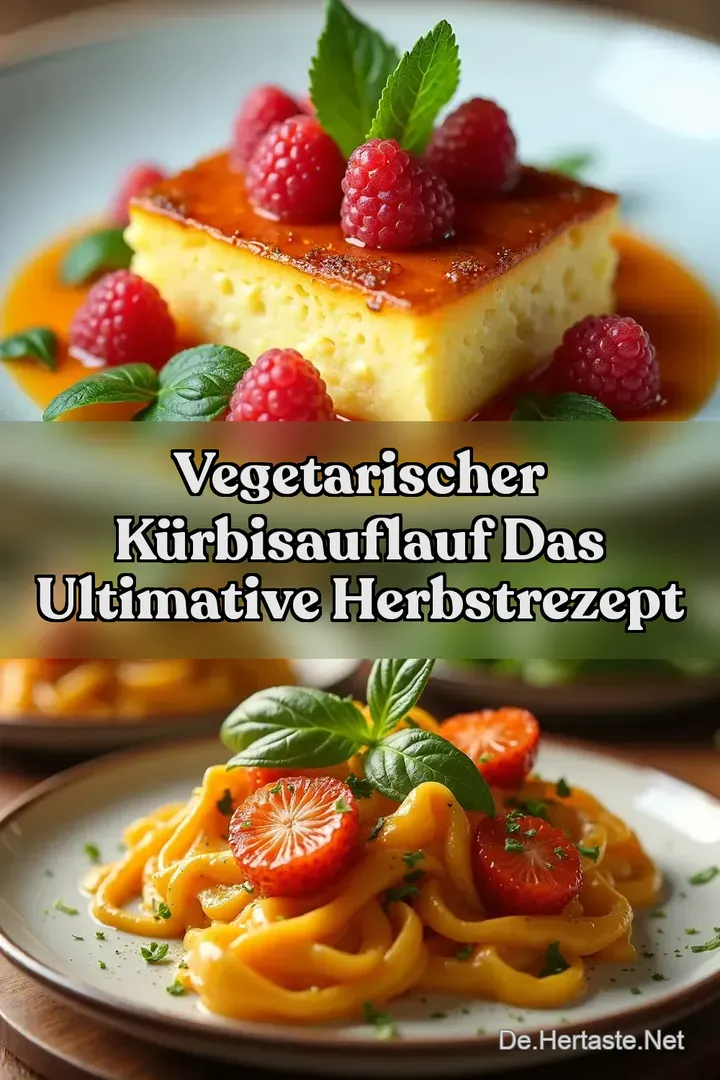 Vegetarischer K&uuml;rbisauflauf Das ultimative HerbstRezept