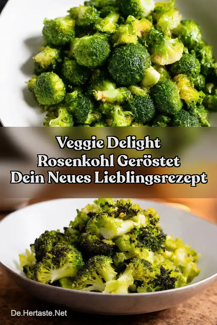 Veggie Delight Rosenkohl Ger&ouml;stet Dein neues Lieblingsrezept