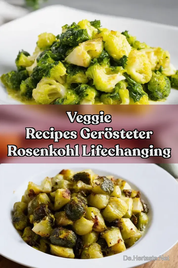 Veggie Recipes Ger&ouml;steter Rosenkohl LifeChanging