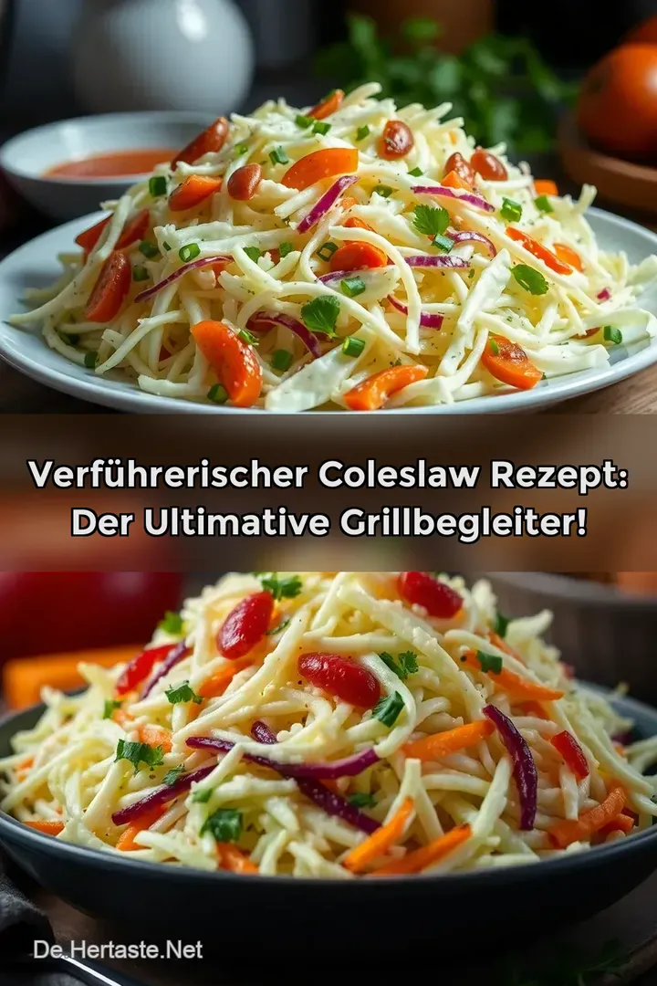 Verf&uuml;hrerischer Coleslaw Rezept: Der ultimative Grillbegleiter!