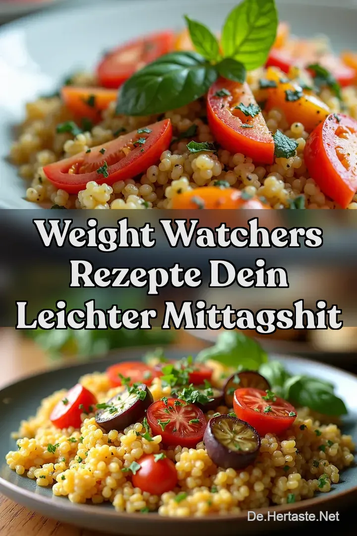 Weight Watchers Rezepte Dein Leichter Mittagshit